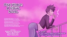 Pink World: A Bimbofication Visual Novel