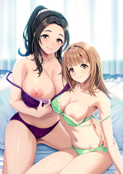 Nakayoshi Oyako to 3P Dousei Seikatsu ~Gibo no Shidou de Fuufu Enman~