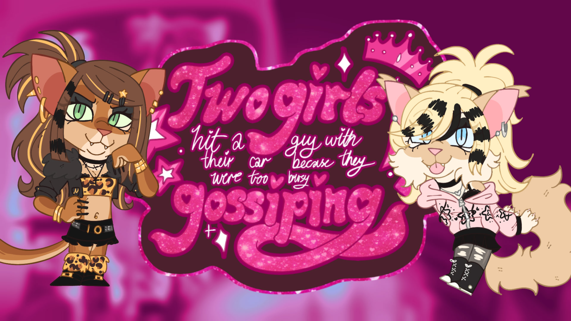 Two Girls Hit A Guy With Their Car Because They Were Too Busy Gossiping