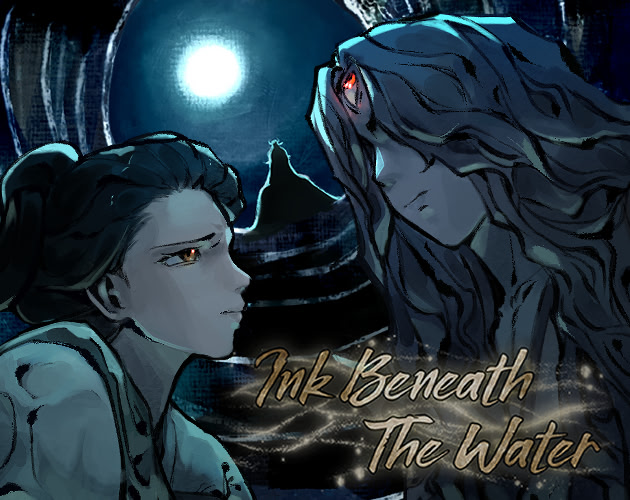 Ink beneath the water