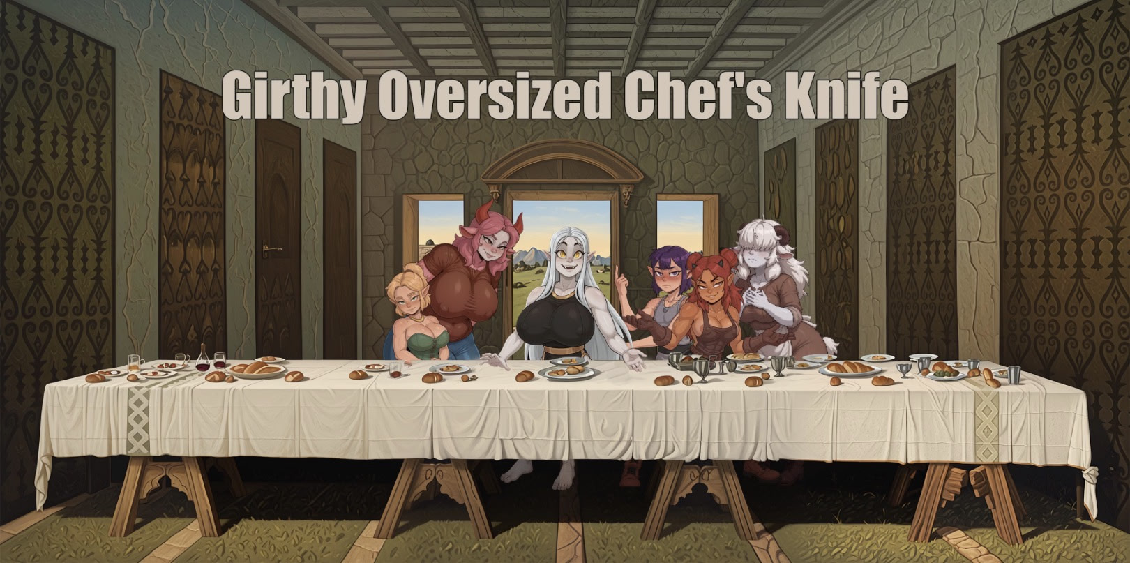 Girthy Oversized Chef's Knife